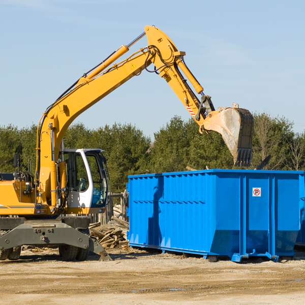 are there any restrictions on where a residential dumpster can be placed in Novinger Missouri